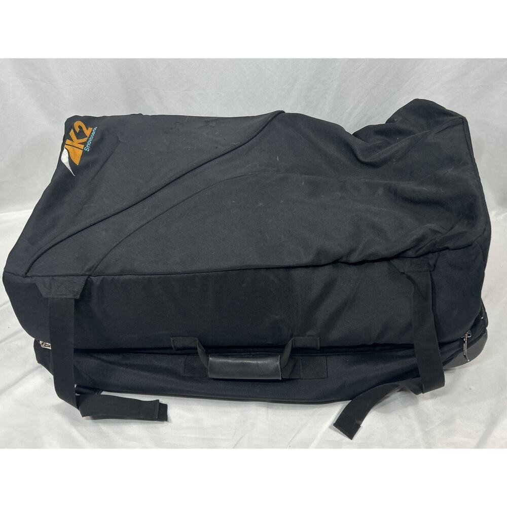 Vintage K2 Large Duffle Rolling Travel Bag Waterproof Ski Snowboard USA